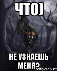Что) Не узнаешь меня?