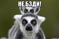 не бзди! 