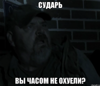 сударь вы часом не охуели?