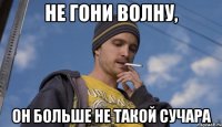 не гони волну, он больше не такой сучара