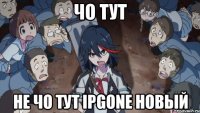 чо тут не чо тут Ipgone новый