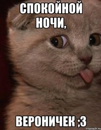 Спокойной ночи, Вероничек ;3