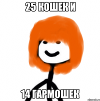 25 кошек и 14 гармошек