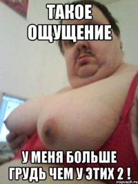 Такое ощущение У меня больше грудь чем у этих 2 !