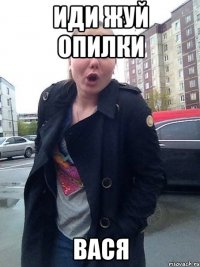 Иди жуй опилки вася