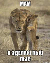 мам я зделаю пыс пыс