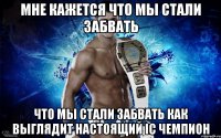 Мне кажется что мы стали забвать что мы стали забвать как выглядит настоящий IC чемпион