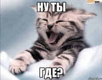 ну ты где?