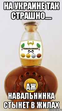 на украине так страшно.... аж навальнинка стынет в жилах