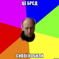 Це брєд сивої кобили