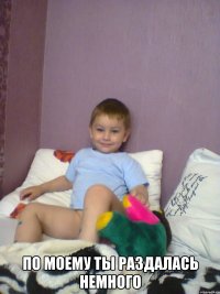  ПО МОЕМУ ТЫ РАЗДАЛАСЬ НЕМНОГО