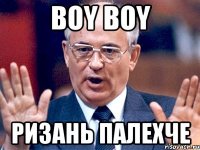 BOY BOY Ризань палехче