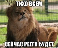 ТИХО ВСЕМ СЕЙЧАС РЕГГИ БУДЕТ