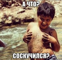 а что? соскучился?
