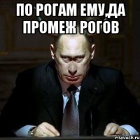 По рогам ему,да промеж рогов 