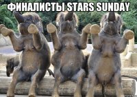 финалисты Stars Sunday 