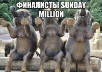 финалисты Sunday Million 