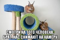  смотри на того человека, брат, нас снимают на камеру