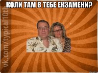 коли там в тебе екзамени? 