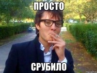ПРОСТО СРУБИЛО