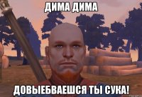 Дима Дима довыебваешся ты сука!