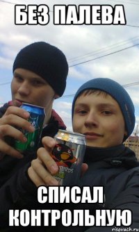 Без палева списал контрольную