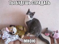 Ты будешь страдать мною