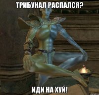 ТРИБУНАЛ РАСПАЛСЯ? ИДИ НА ХУЙ!