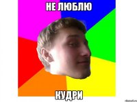 не люблю кудри