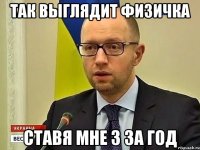 Так выглядит физичка Ставя мне 3 за год