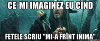 Ce-mi imaginez eu cînd fetele scriu ''mi-a frînt inima''