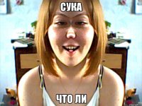 сука что ли