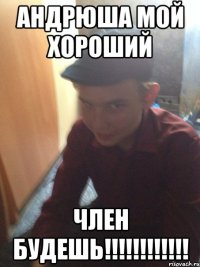 андрюша мой хороший член будешь!!!!!!!!!!!!