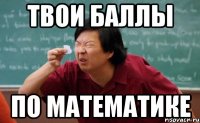 Твои баллы По математике