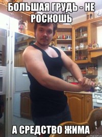 Большая грудь - не роскошь А средство жима