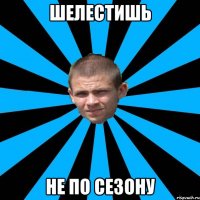 Шелестишь не по сезону