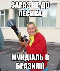 зараз не до песика мундіаль в бразилії