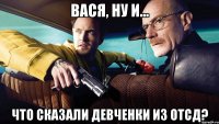 Вася, ну и... что сказали девченки из ОТСД?