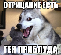 ОТРИЦАНИЕ ЕСТЬ ГЕЯ ПРИБЛУДА