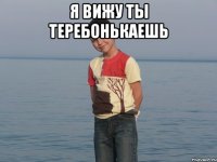 Я вижу ты теребонькаешь 