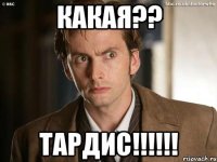 Какая?? Тардис!!!!!!