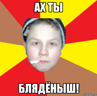 ах ты блядёныш!