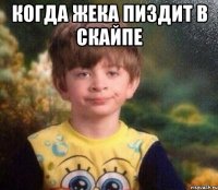 Когда Жека пиздит в скайпе 