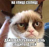 На улице солнце дайте валерьянки в день защиты детей