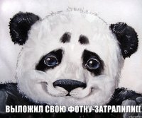 выложил свою фотку-затралили((