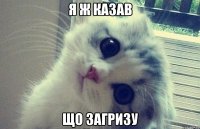 Я Ж КАЗАВ ЩО ЗАГРИЗУ