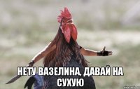  нету вазелина, давай на сухую