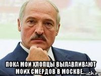  пока мои хлопцы вылавливают моих смердов в москве...