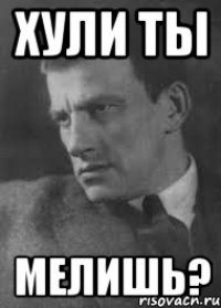 Хули ты мелишь?