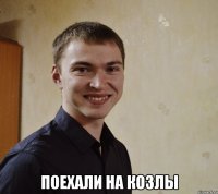  поехали на козлы